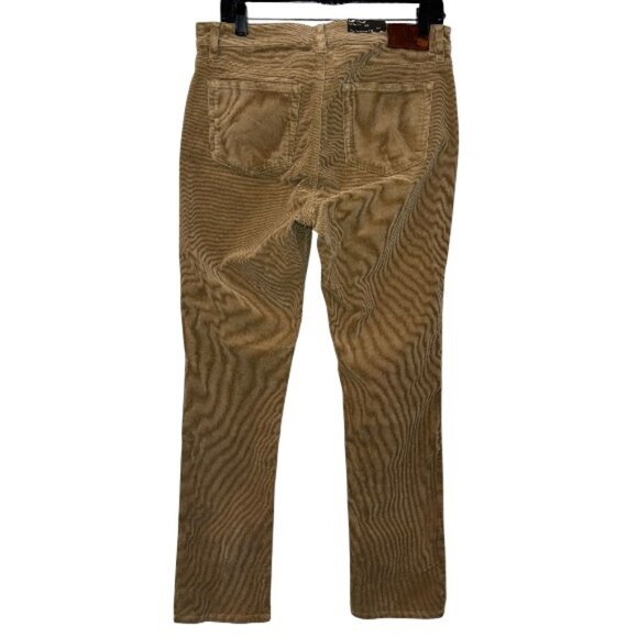 Lauren Ralph Lauren mid rise straight leg corduroy pants tan women's size 10 NWT - Picture 3 of 5